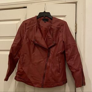 Mahogany leather jacket